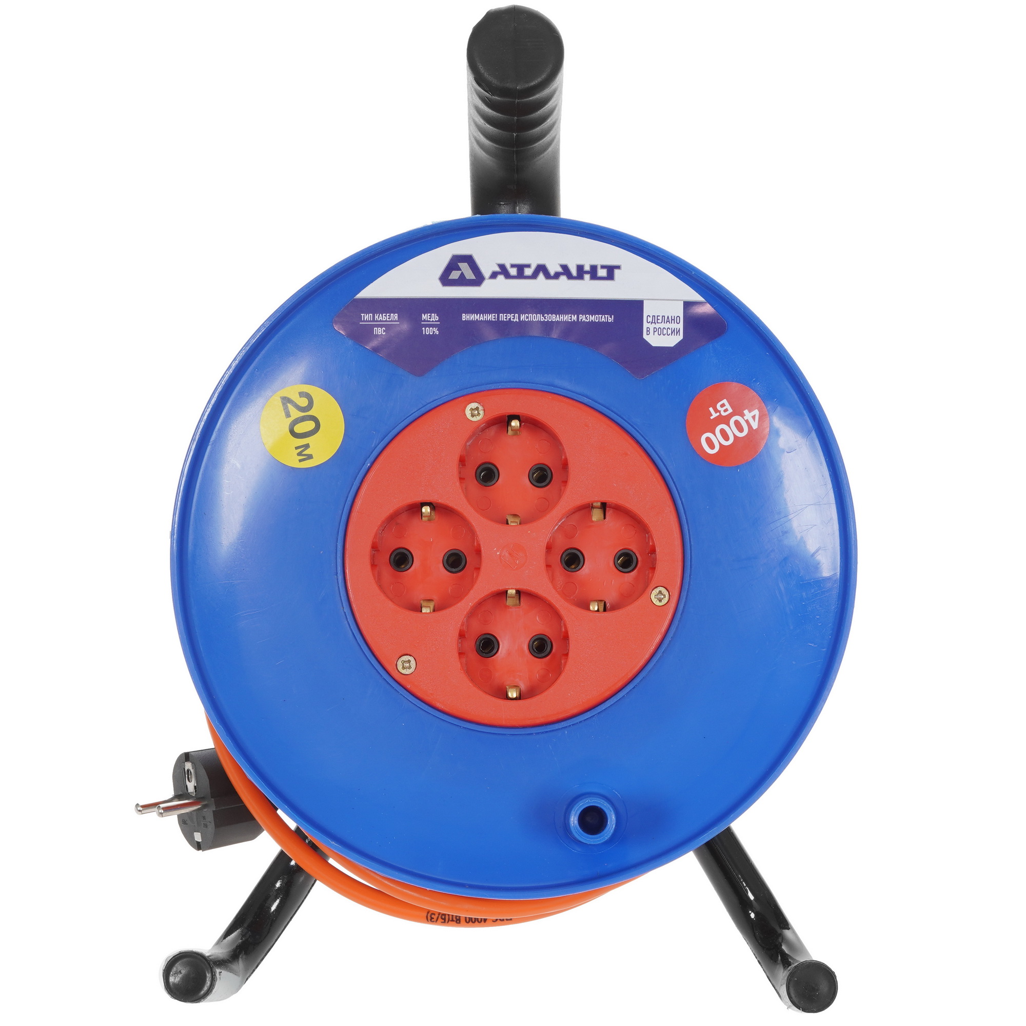 Удлинитель силовой Атлант 40297 оранжевый 5413363 STDN-0120881 - Вид №2