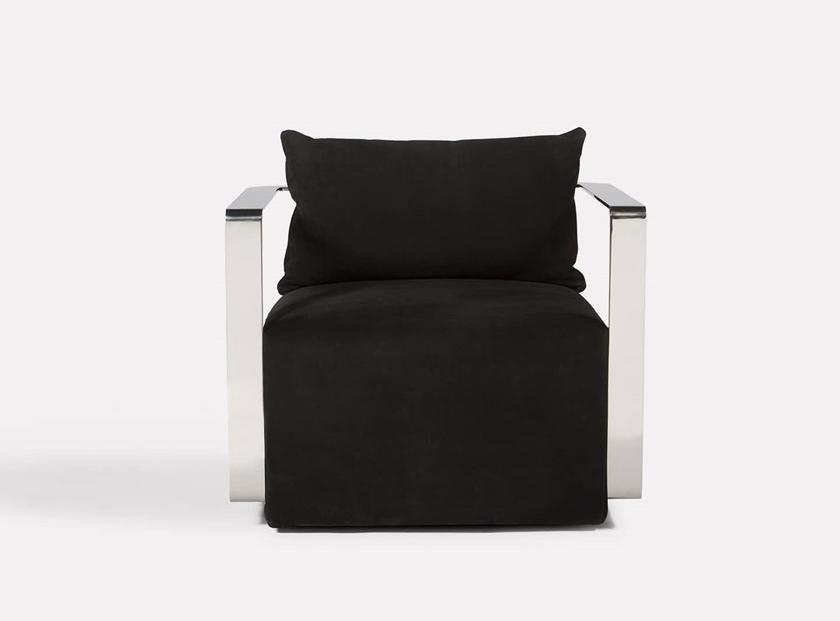 MORADA Кресло с обивкой из ткани с подлокотниками  Donna acs  - Вид №3