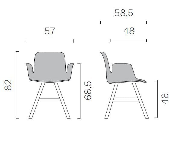Тканевый стул FREZZA цветок лотоса Upholstered ARCH-00095105 - Вид №2