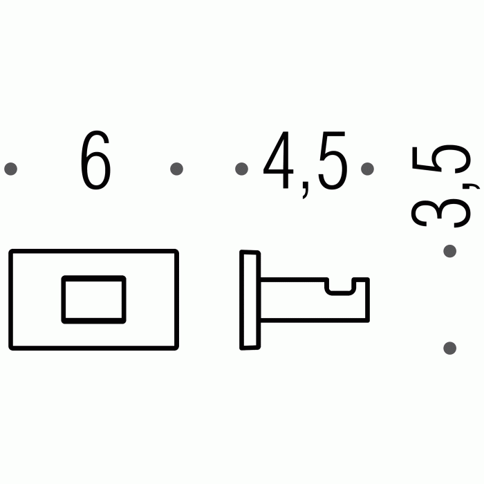 LC27-NM LC27 NM Крючок (чёрный) COLOMBO LOOK Colombo Design - Вид №1