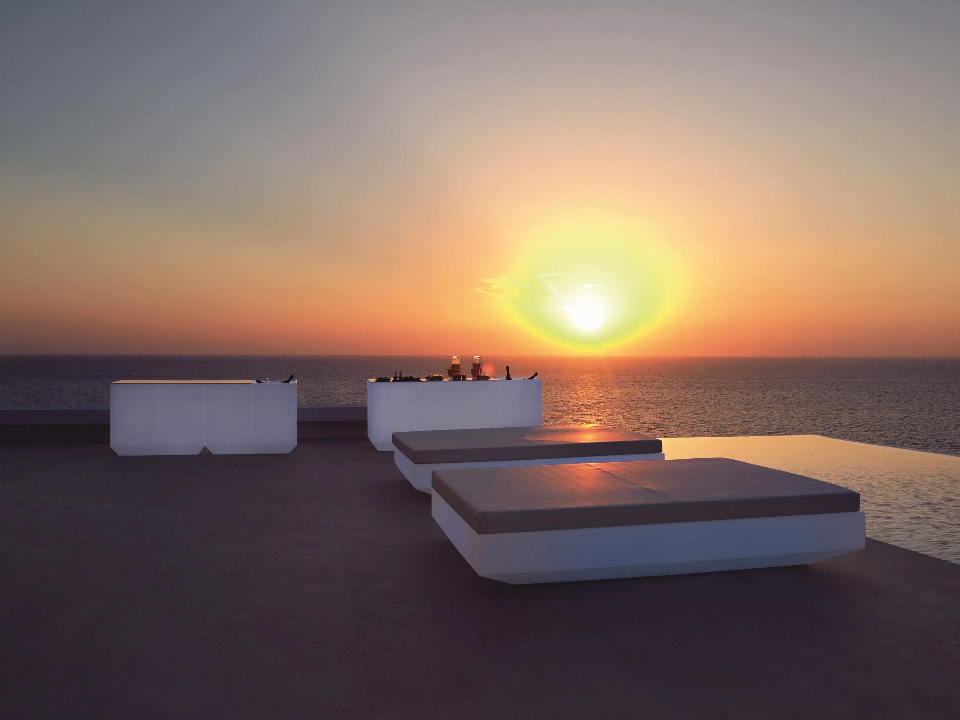 Барная стойка с подсветкой на открытом воздухе Vondom Парусный спорт ARCH-00060990 - Вид №5