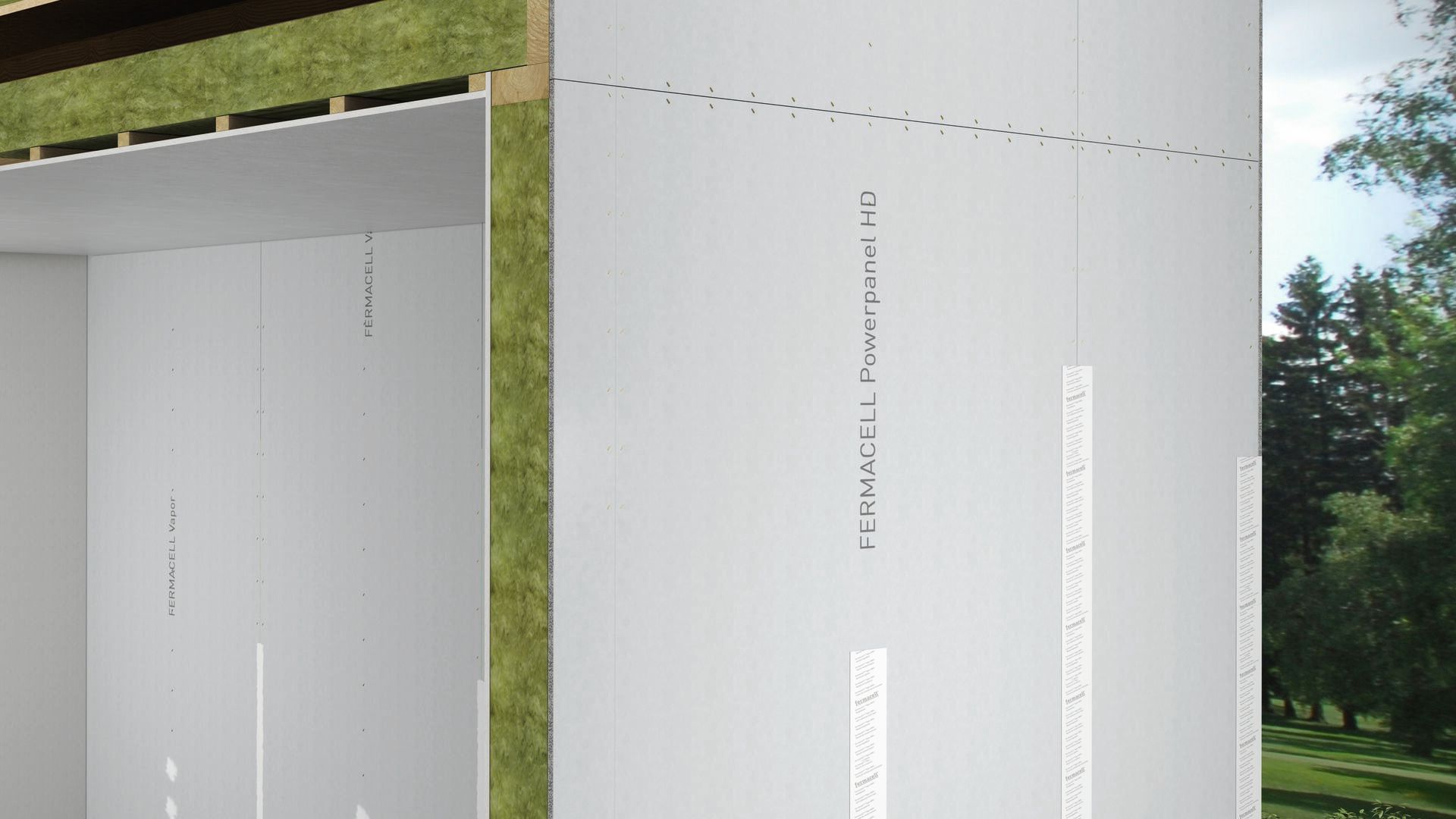 Армированные сэндвич-листы из стекловолокна с цементной агломерацией James Hardie Powepanel ARCH-00114018 - Вид №3