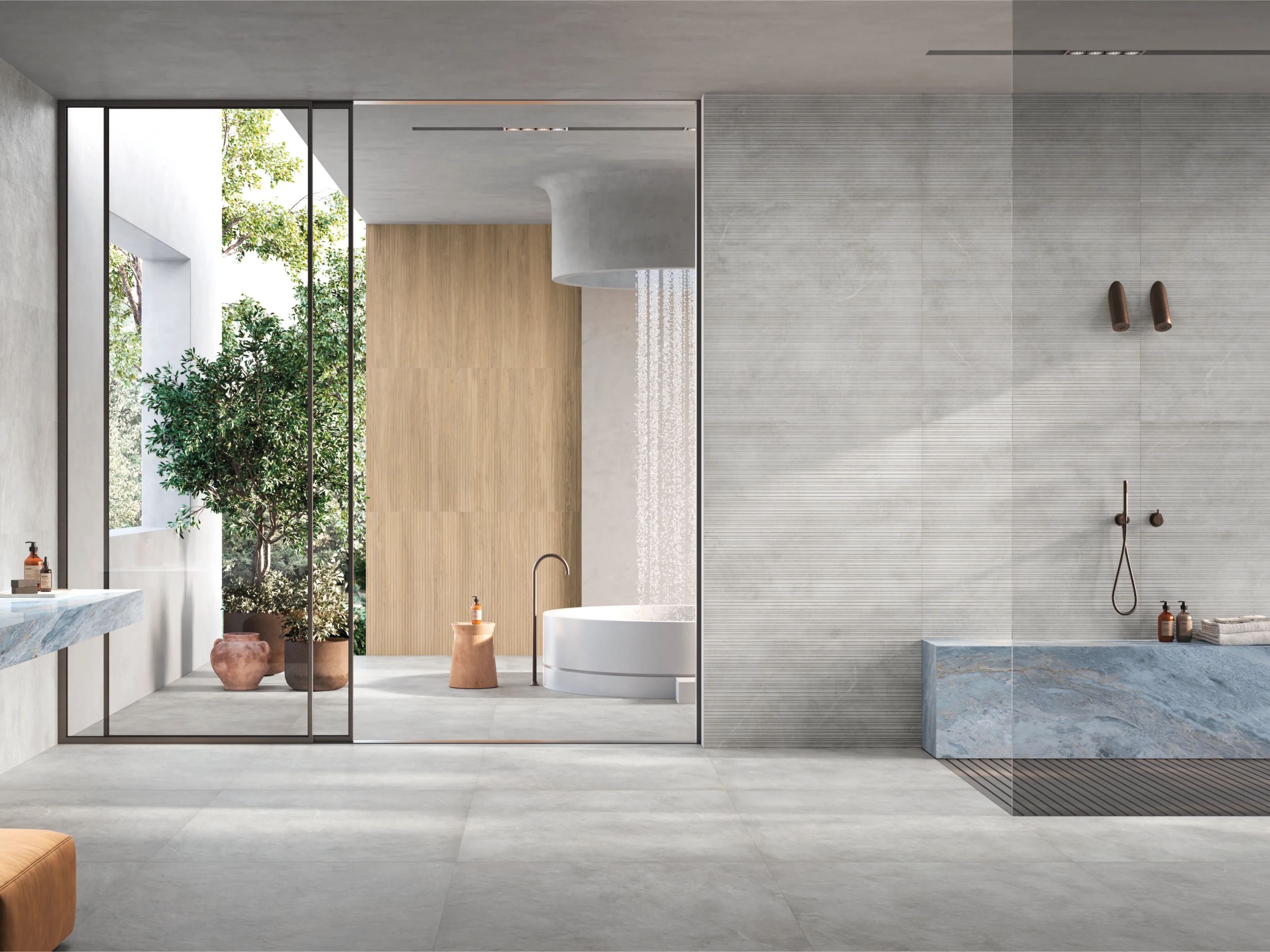 Пол / облицовка керамогранита с цементным эффектом для внутреннего и наружного применения Ceramiche Refin Concrete Look ARCH-00078277 - Вид №1