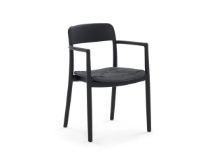 Стул из ясеня с открытой спинкой и веревочным сиденьем