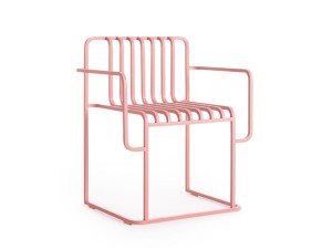 Алюминиевый стул с подлокотниками