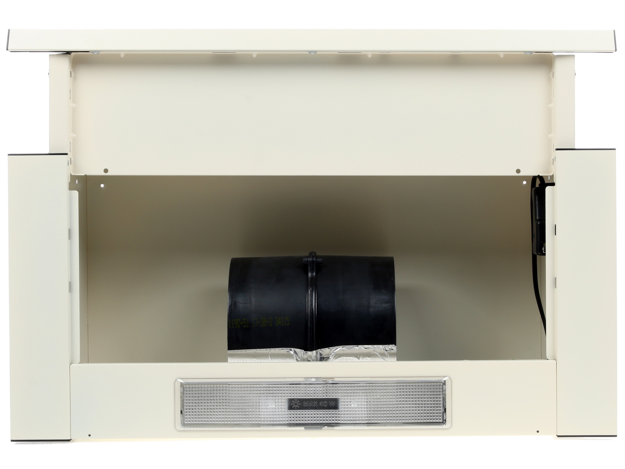 1149556 Вытяжка телескопическая KRONA KAMILLA Slim 600 бежевый/бежевый STDN-0004407 - Вид №5