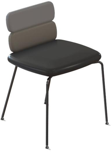 Luxy Стул из ткани Cluster Cl1 - Вид №1