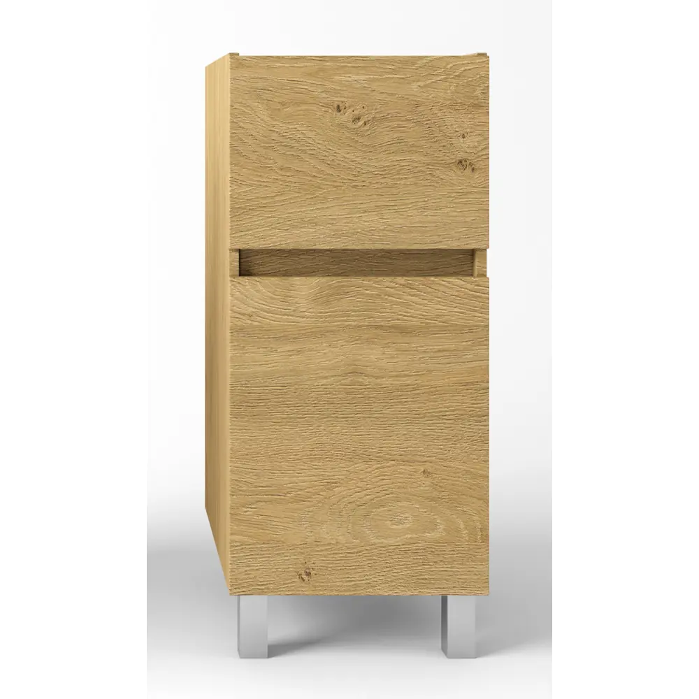 Тумба под стиральную машину напольная Aquaton Лайн 37.9 см цвет дуб каменный STLM-2175411 - Вид №7