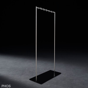 GST3-BPS Вешалка для одежды Twin Pur с крючками для одежды, основание: черное. PHOS