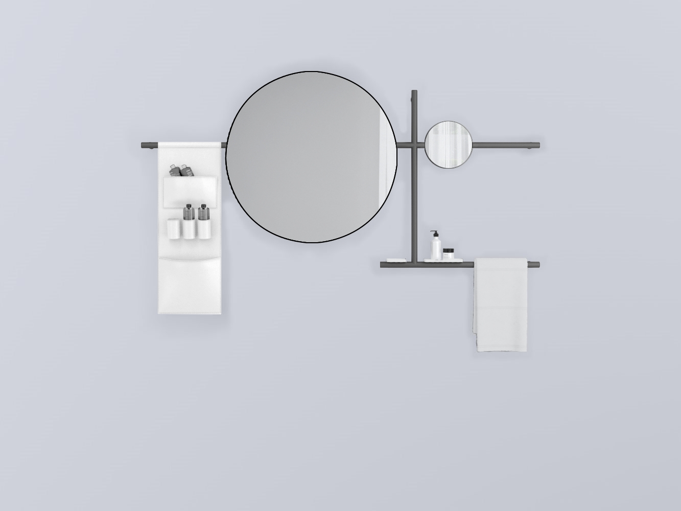 SWSTT-CM+SWSPT-NM+SWSPI-NM+SWM10-BI+SWM20-BI+SWSCT-BI . круглый стали cielo Siwa Ceramica Cielo