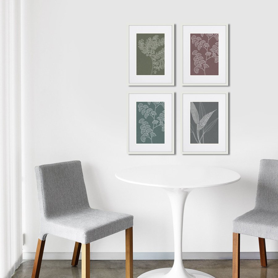 Картина 42х32 см The Fern Collection №32 КАРТИНЫ В КВАРТИРУ  00-3894684 Серый  - Вид №2