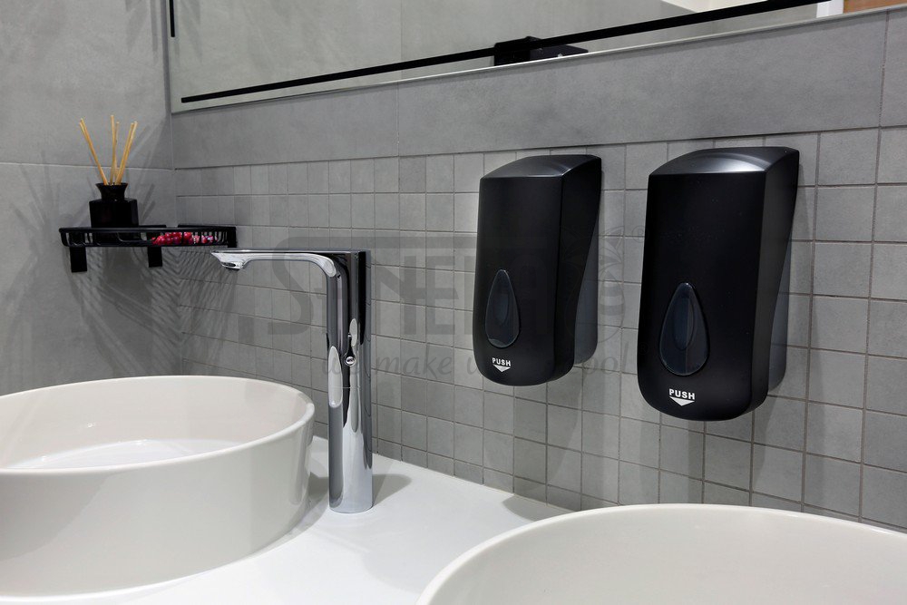 62251 Нержавеющая угловая полка, черная матовая поверхность SANELA  - Вид №3