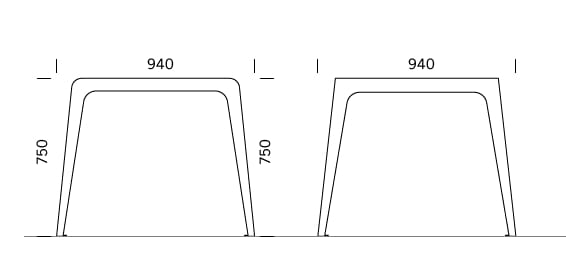 Квадратный стол из нержавеющей стали BENKERT BANKE Chalidor ARCH-00094878 - Вид №6