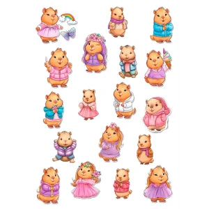 Наклейка Симфония Капибара 30x20 см