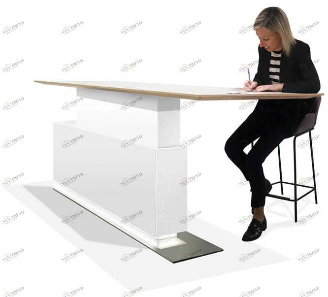 José Martínez Medina Стол для переговоров, регулируемый по высоте, из стали и дерева sun-id-1406603