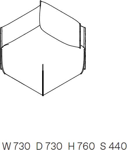 Ross Gardam Угловое кресло из ткани Place sun-id-1496176 - Вид №9