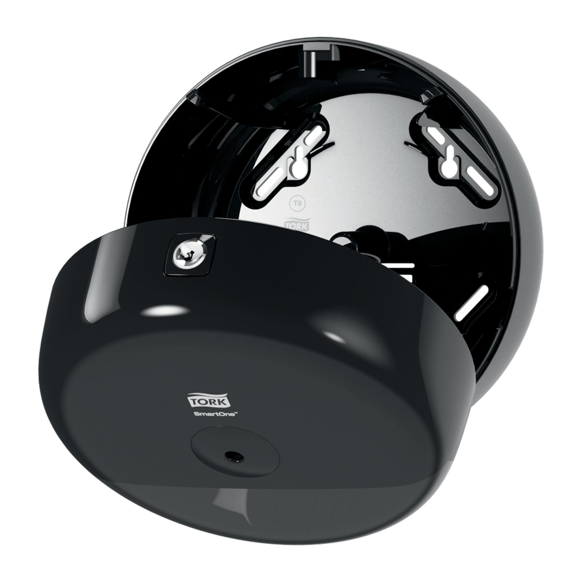 68100838 Диспенсер для рулонов туалетной бумаги Smartone® mini, черный Tork  - Вид №3