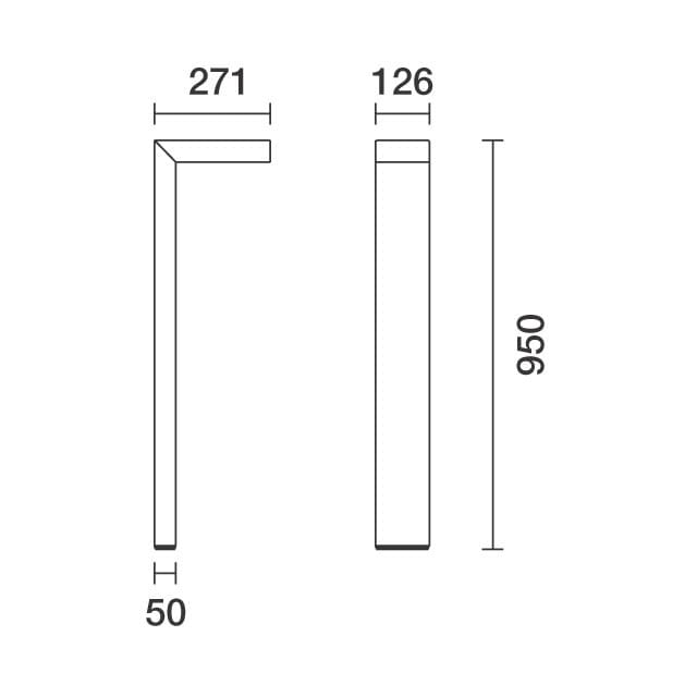 Экструдированный алюминиевый светодиодный светильник iGuzzini посадочный модуль ARCH-00078582 - Вид №2