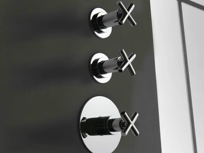 Смеситель для душа с 3 отверстиями Zazzeri Da-Da ARCH-00042608 - Вид №1