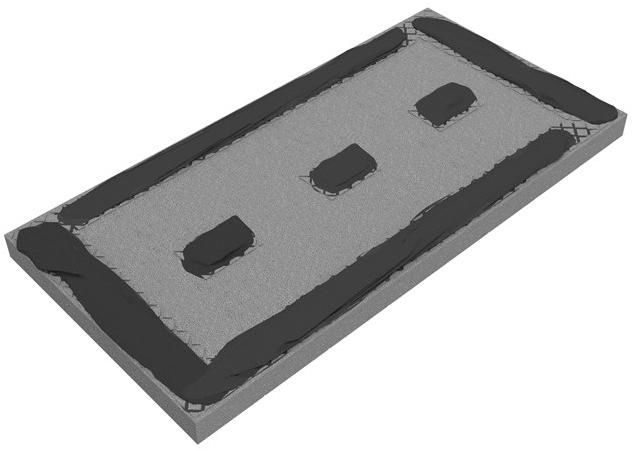 Poron Тисненый печатный лист для системы изоляции подвала sun-id-1499893 - Вид №1