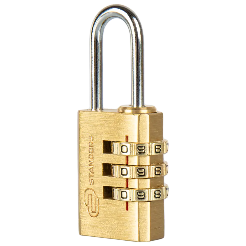 Замок кодовый Standers 20 мм, латунь STLM-2131870