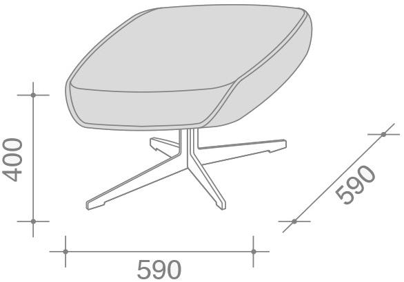 Lema Кресло Bergere с подставкой для ног sun-id-1361357 - Вид №3