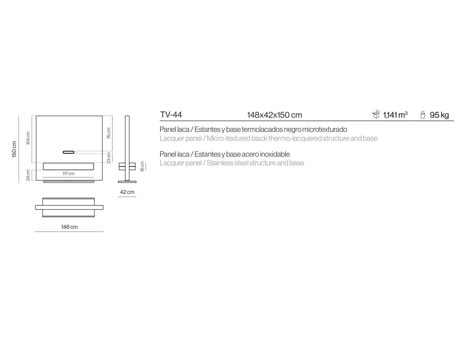 Подставка для монитора / телевизора из МДФ Kendo Mobiliario Totem ARCH-00048105 - Вид №9