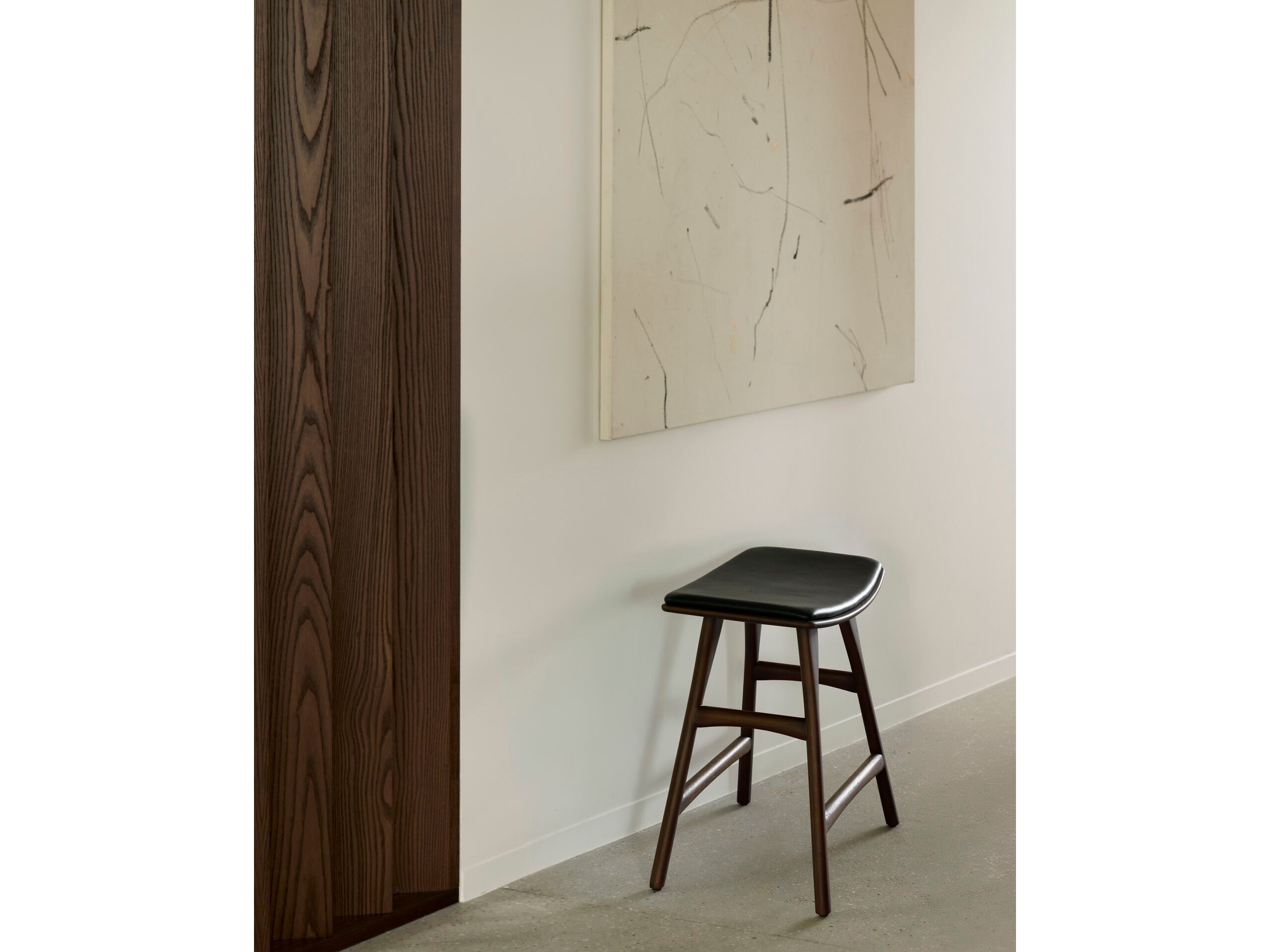 Низкий стул из тикового дерева с мягким сиденьем Ethnicraft кость ARCH-00078366 - Вид №6