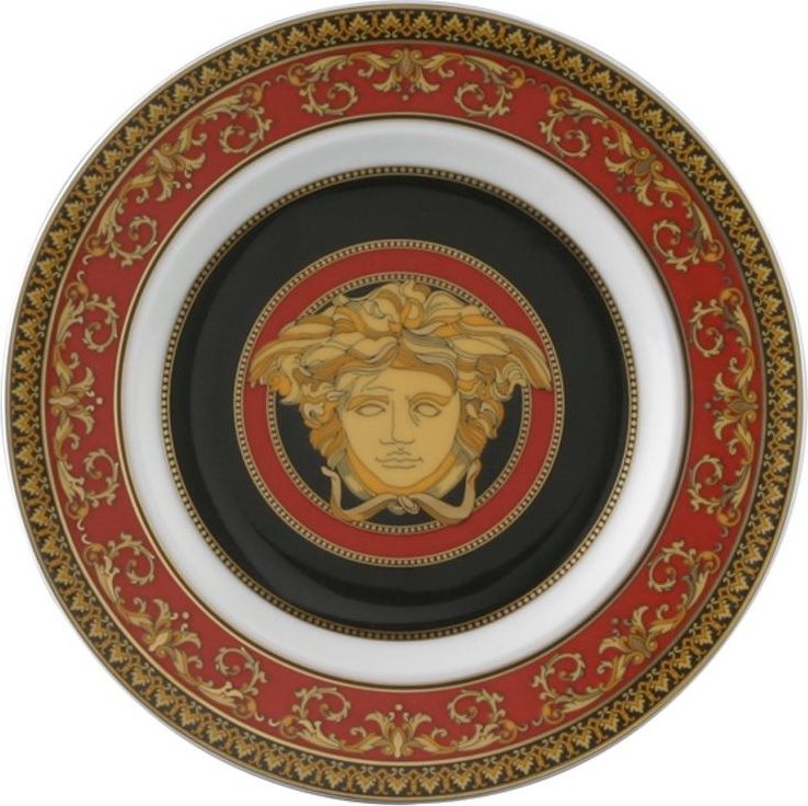 41459 Rosenthal Versace Тарелка десертная Rosenthal Versace Медуза 18см, фарфор Фарфор 