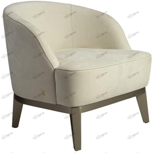 Paolo Castelli Кресло из нубука с подлокотниками Venice sun-id-1369521