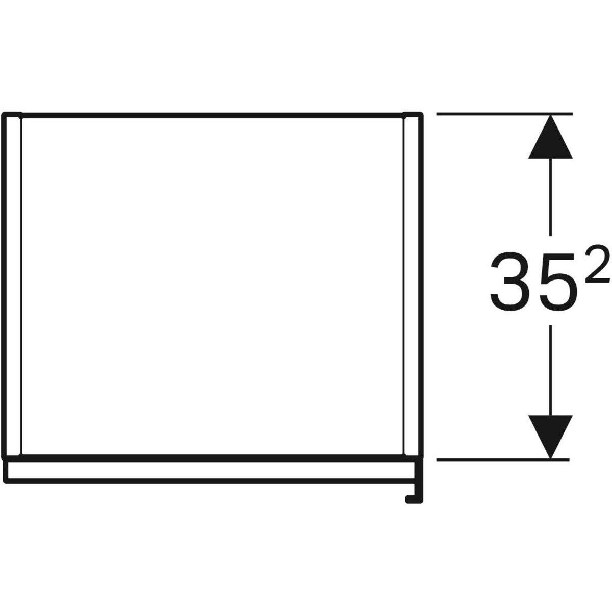 Колонна для ванной комнаты с дверцами Geberit Citterio ARCH-00083003 - Вид №2