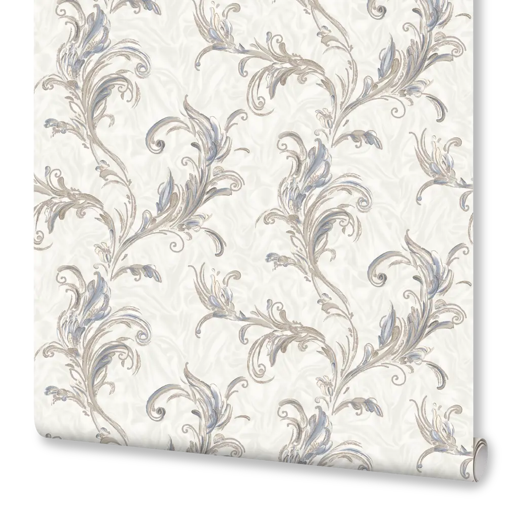 Обои флизелиновые Ornamy Miracle белые 1.06 м 8003-01 STLM-2016466