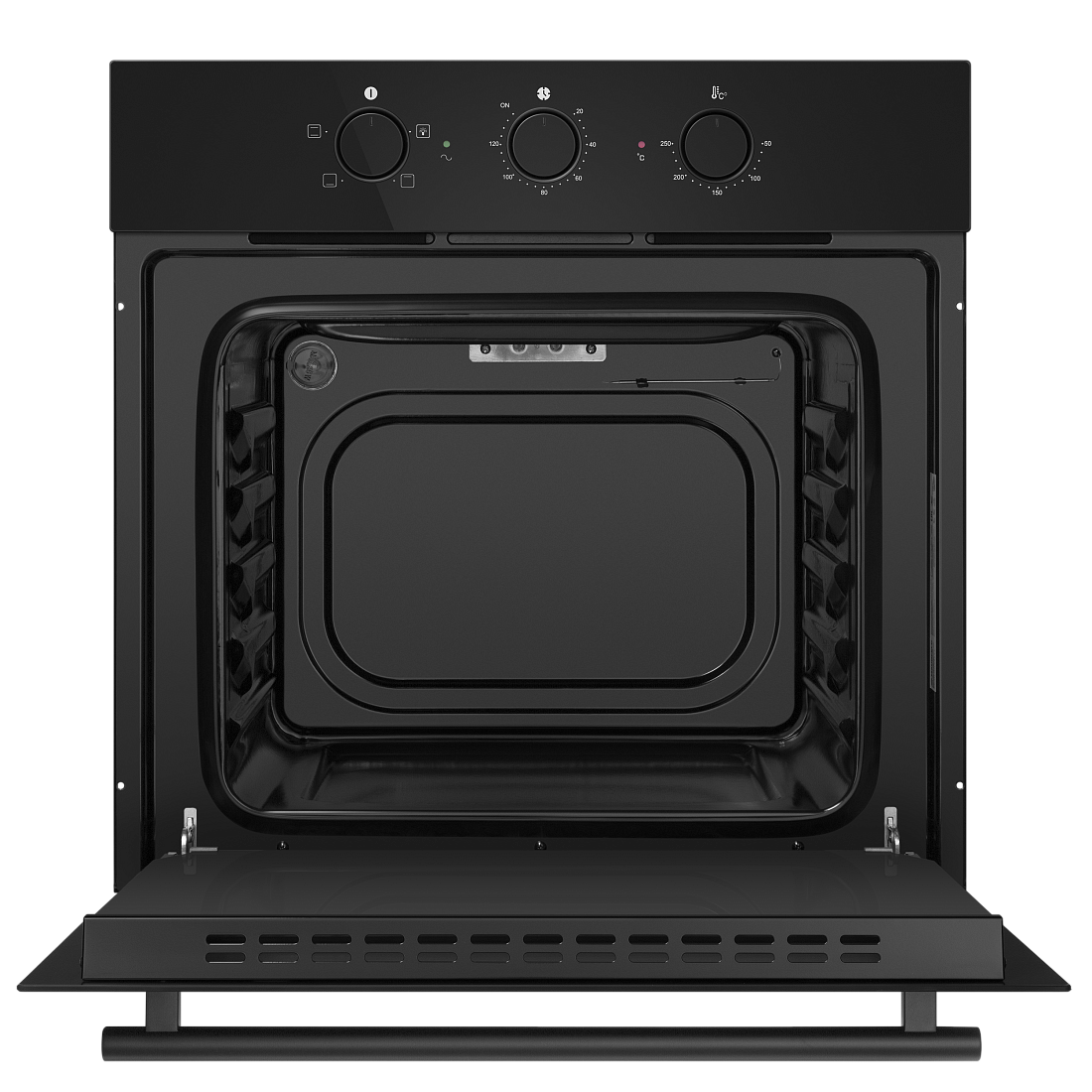 9100954 Электрический духовой шкаф HOMSair OES604BK2 черный STDN-0113591 - Вид №2