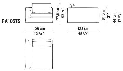 B&B Italia Диван из ткани Richard sun-id-1429934 - Вид №49