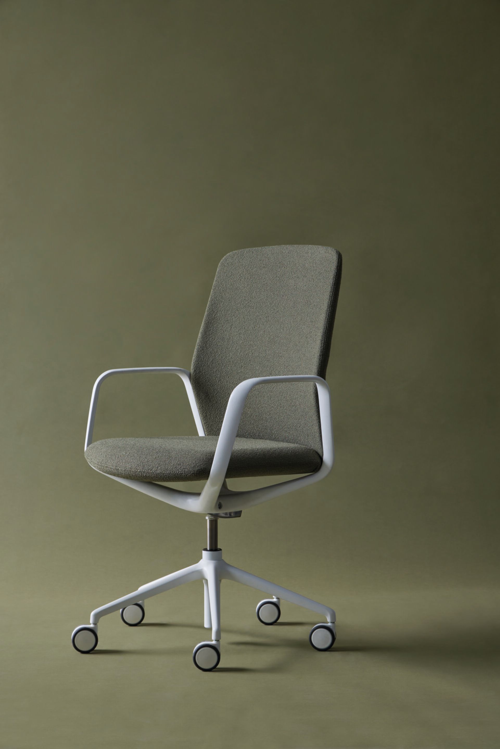 5-спицевое вращающееся офисное кресло с тканевыми колесами INCLASS Exa ARCH-00065893 - Вид №8