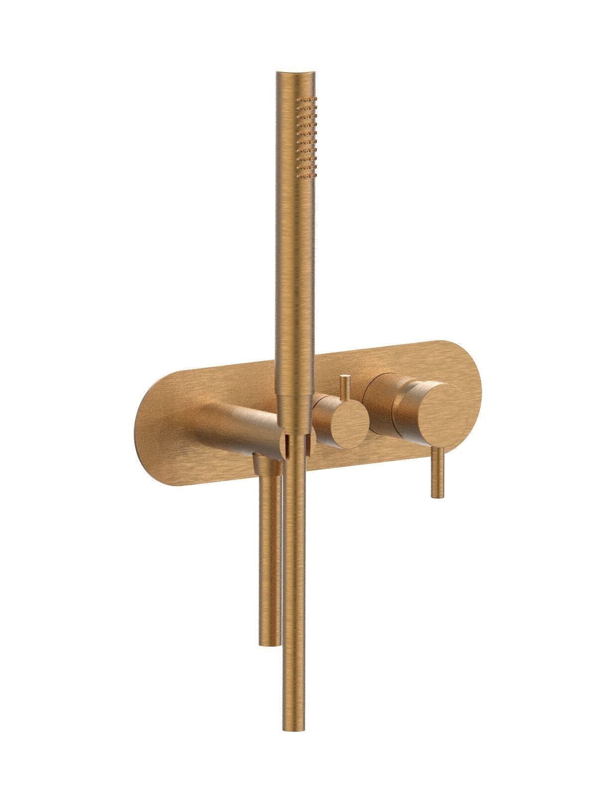 3 отверстия утопленный однорычажный смеситель для душа Rubinetterie Frattini Pepe XL ARCH-00143936 - Вид №16