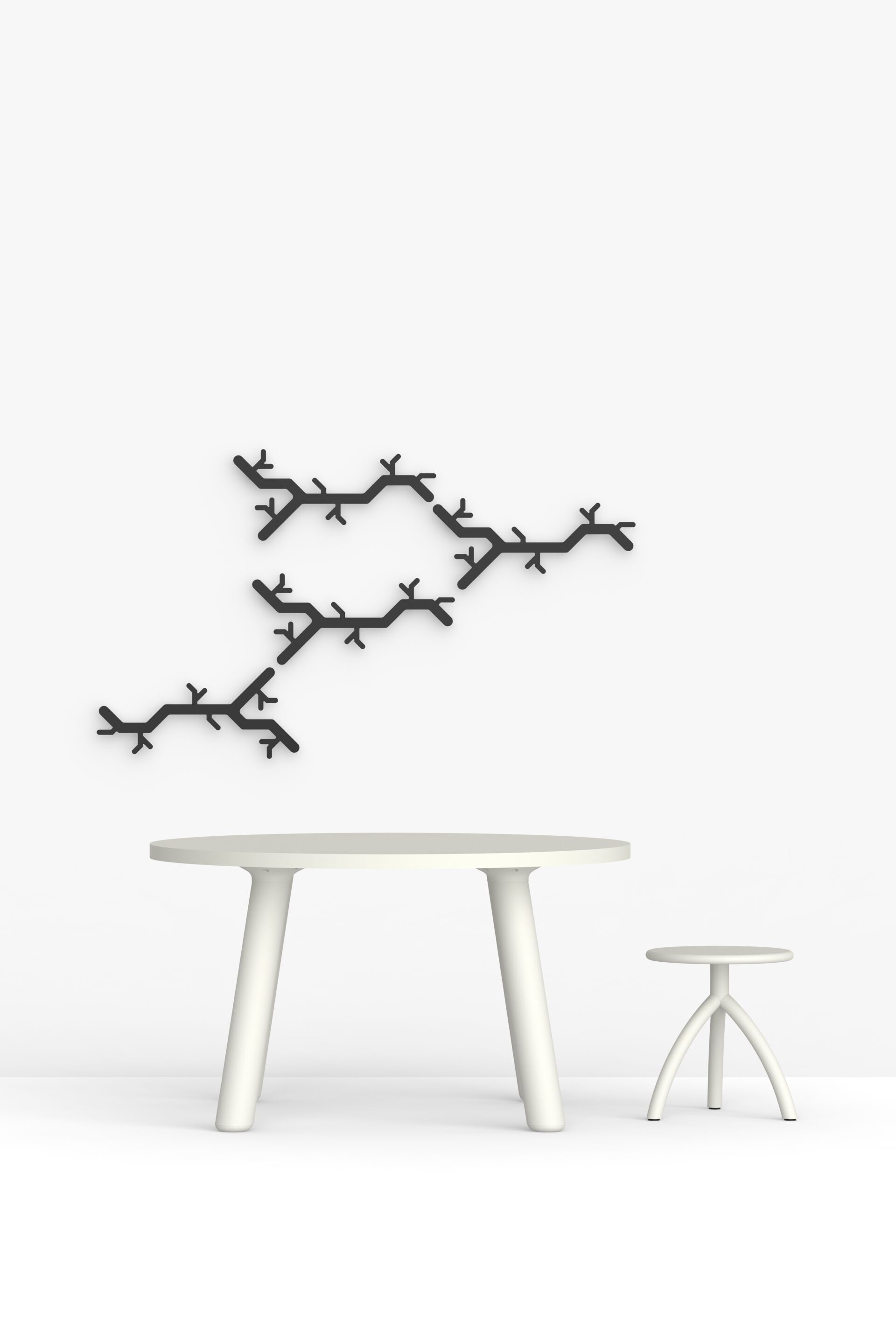 Стальная настенная вешалка с порошковым покрытием FUNCTIONALS TREE HOOKED ARCH-00076583 - Вид №7