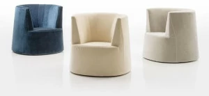 brühl Кресло из ткани с подлокотниками Powder