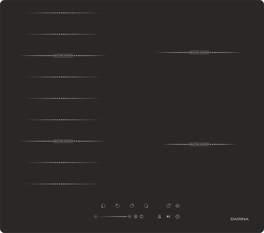 9114653 Индукционная варочная поверхность Darina 6Р9 ЕI304 B STDN-0081298