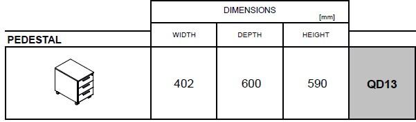 MDD Офисный комод на колесиках Quando sun-id-1405707 - Вид №2