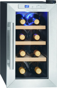 9903533 Винный шкаф Profi Cook PC-WK 1233 sw-inox серебристый