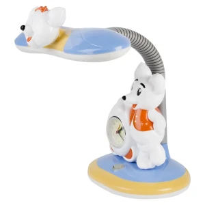 Настольная лампа «Мышка» 1xG23х11 Вт, цвет голубой