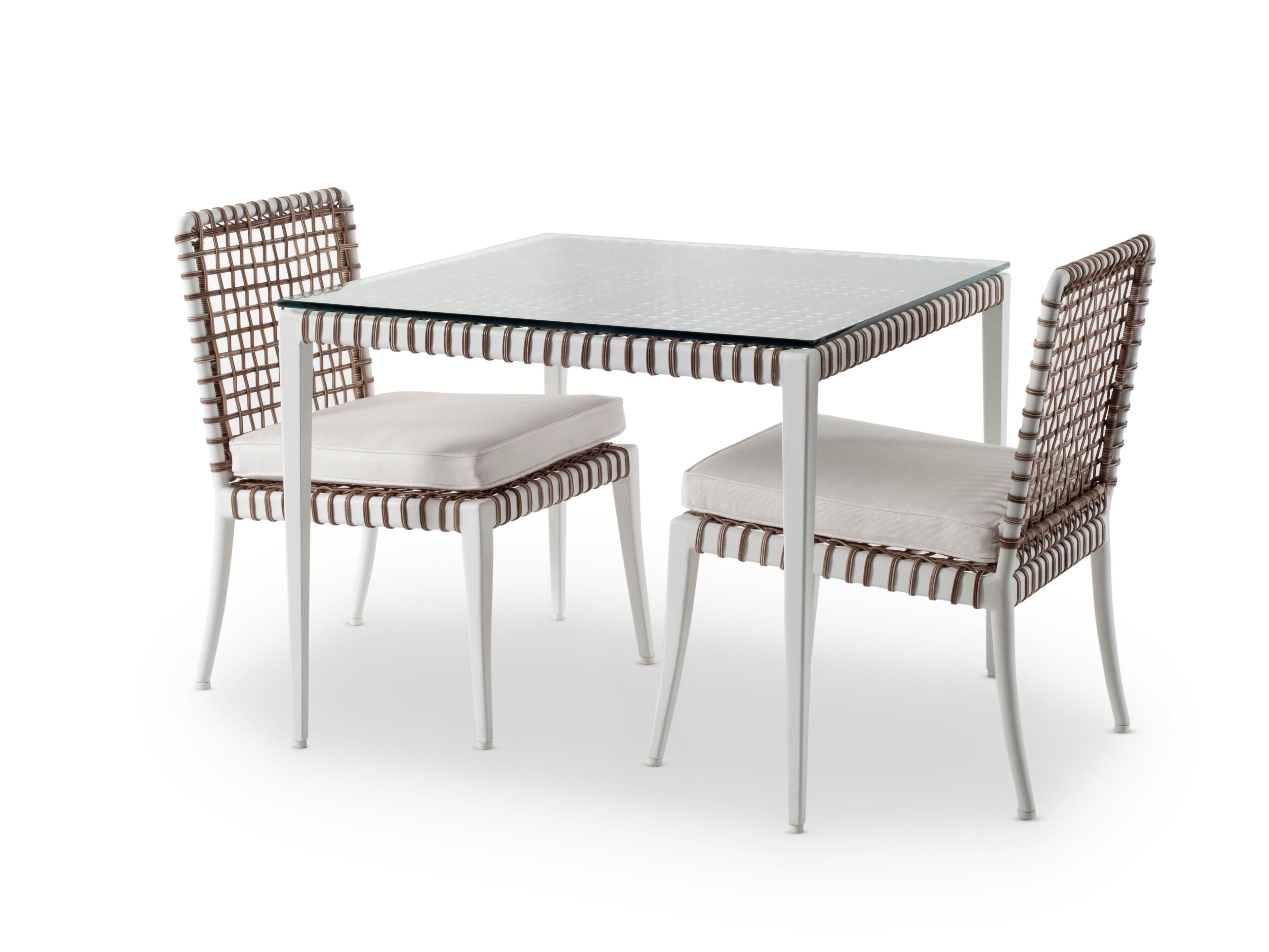 Квадратный алюминиевый обеденный стол Walters Delta ARCH-00010869