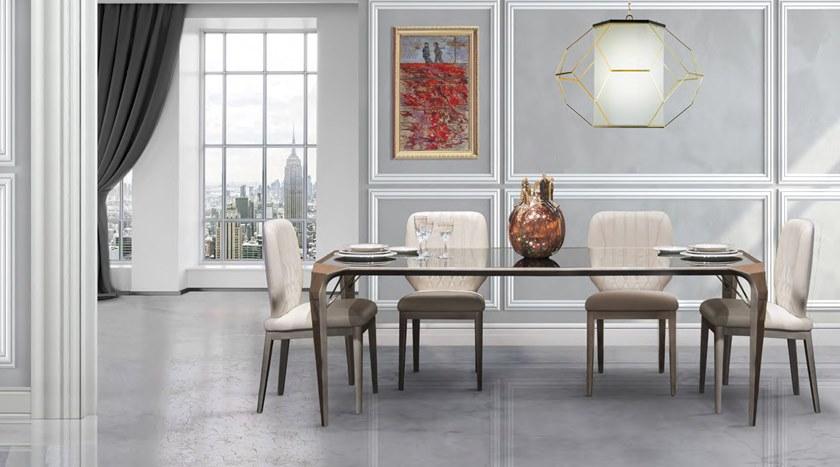 Tonino Lamborghini Casa Обеденный стол из зеркального стекла Sebring sun-id-1349247 - Вид №3