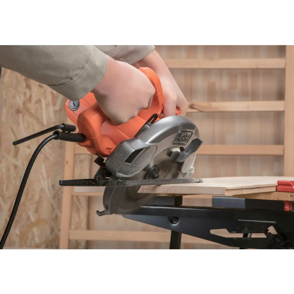 Пила циркулярная сетевая Black&Decker CS1004, 1400 Вт, 190 мм BLACK + DECKER STLM-2085822 - Вид №12