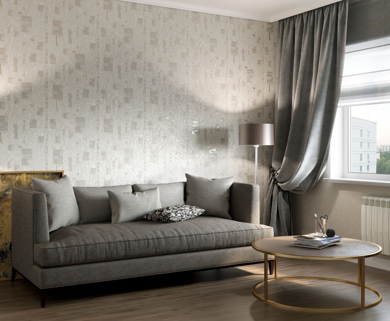Рулон обоев основа Флизелиновая HC31067-24 Home Color Мин. заказ 6 рулонов HC3106724 - Вид №6