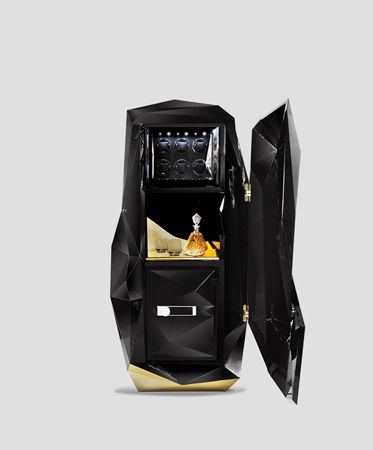 0-254 Алмазный черный роскошный сейф Boca Do Lobo  - Вид №15