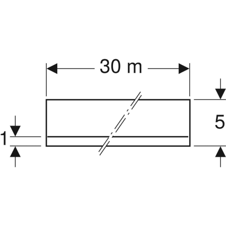 461.036.00.1 Звукоизолирующая лента Geberit GIS Geberit  - Вид №2