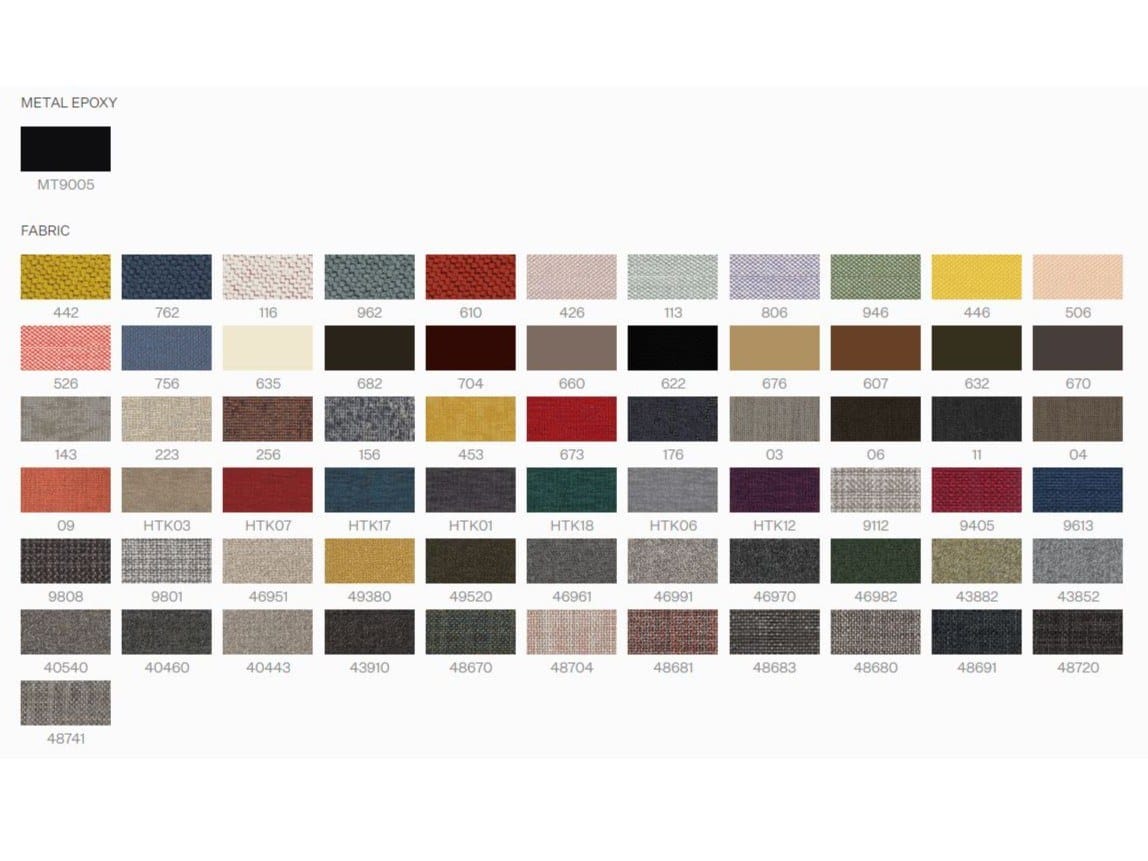 Тканевый стул с подлокотниками для залов ожидания Ersa ARCH-00072503 - Вид №4