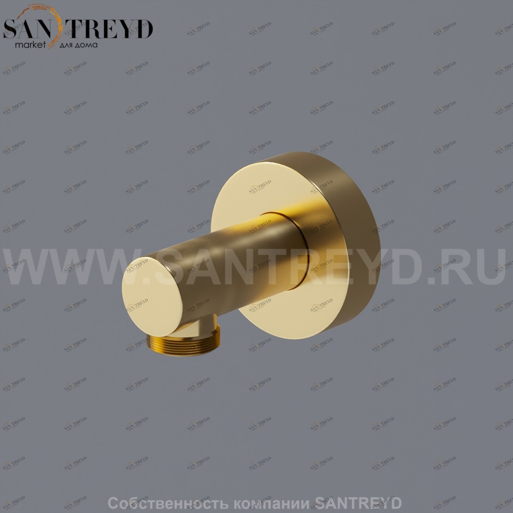 EVERGREEN Круглый выпуск для воды золотой EG060GOLD Santreyd 